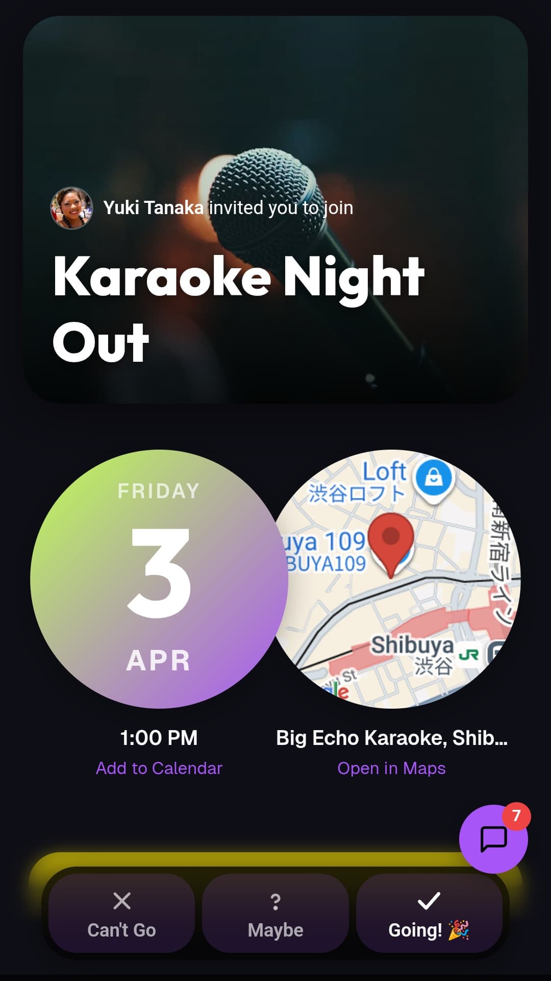 Karaoke night